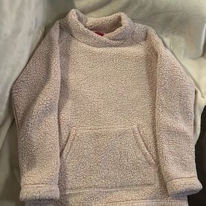pink medium sherpa sweater
